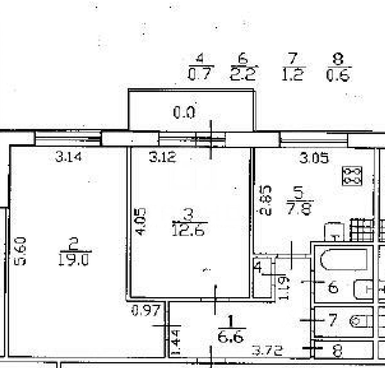Продажа 2-комн квартиры на вторичном рынке улица Ушинского, 31