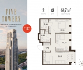 Продать Квартиры в новостройке Донской 5-й проезд  вл21 к6 