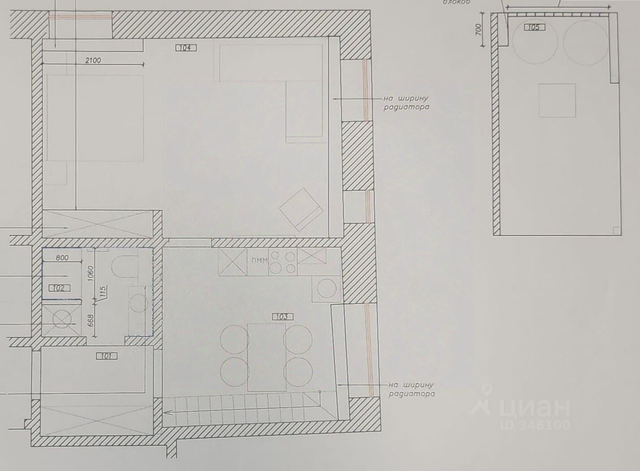 Продажа 2-комн квартиры на вторичном рынке улица Усачева, 62