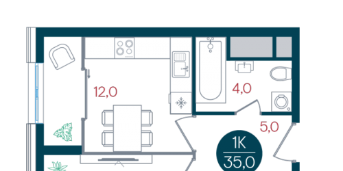 1-комн квартира Москва г., Кавказский б-р,  к. 3