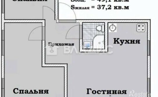 Продажа 3-комн квартиры на вторичном рынке Новаторов б-р,  д. 86