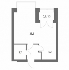 Продажа 1-комн квартиры на вторичном рынке улица Академика Константинова,  д. 1 к1 с1