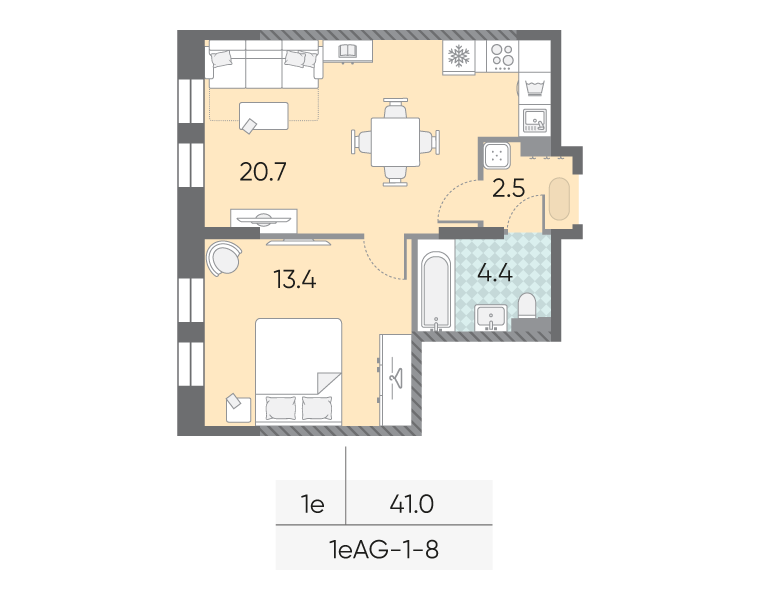Продажа 1-комн квартиры в новостройке Москва г., Братьев Весниных б-р,  к. 1-3