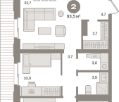 Продать Квартиры в новостройке Москва г., Огородный проезд   1