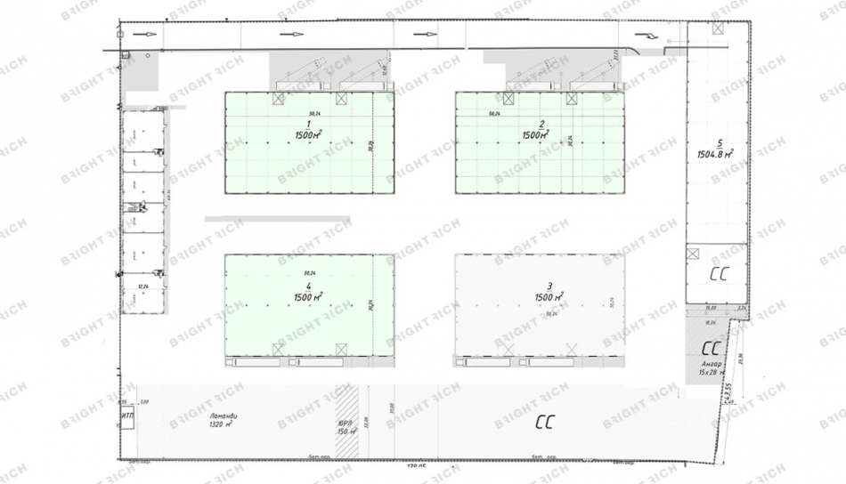 Аренда склада 1-й Верхний переулок,  д. 12