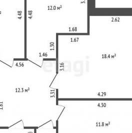 Продажа 3-комн квартиры на вторичном рынке Рыбацкий пр-кт,  д. 18,  к. 2