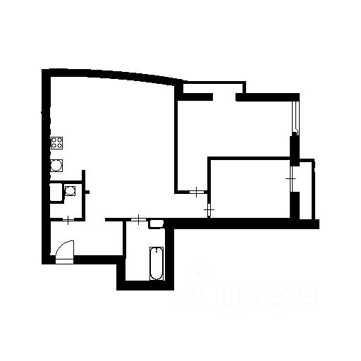 Аренда 3-комн квартиры на вторичном рынке Нежинская улица, 1к3