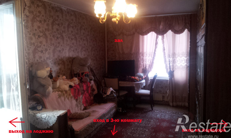 Продажа 3-комн квартиры на вторичном рынке Айвазовского ул ,  д. 5,  к. 1