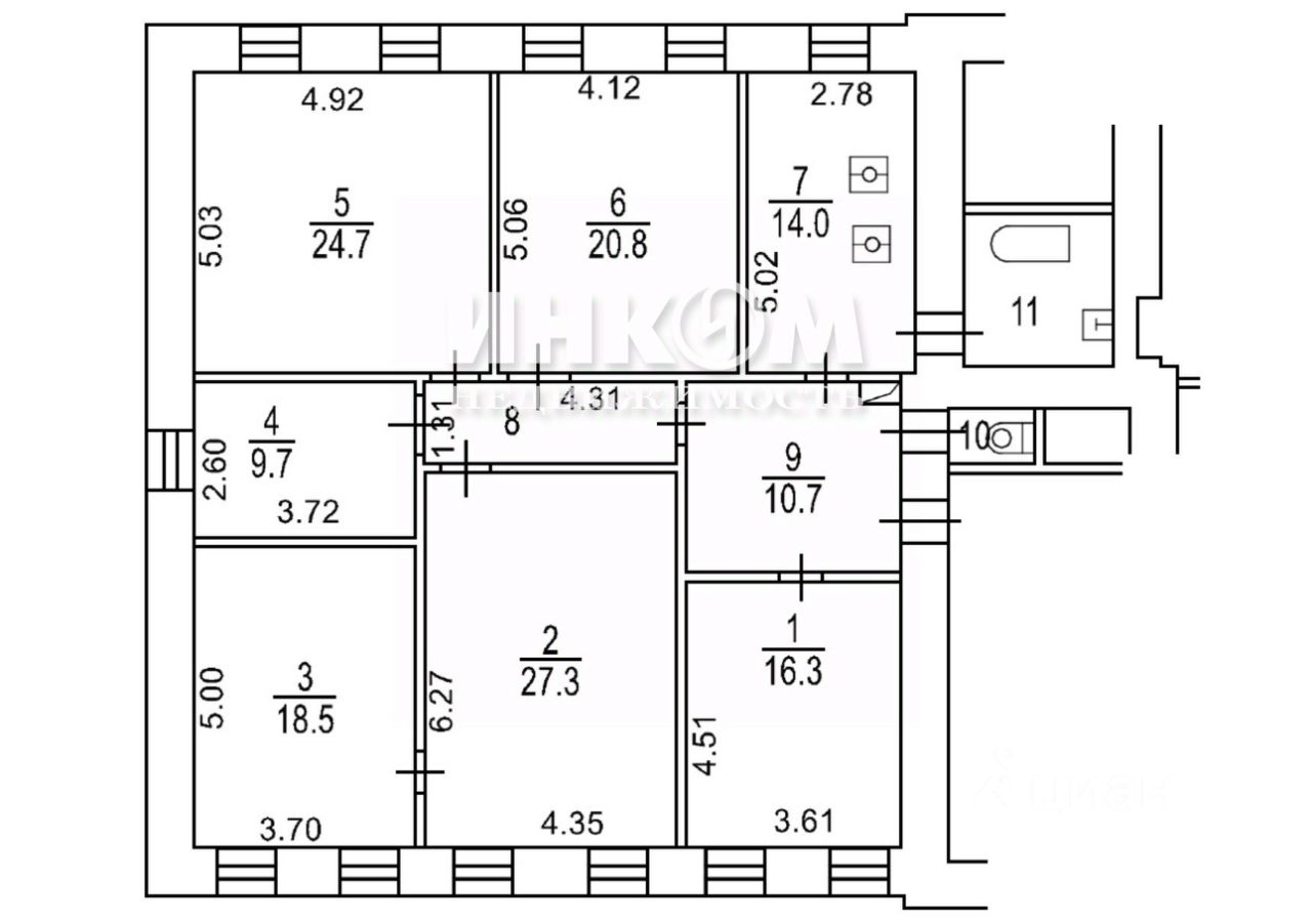 Продажа 6-комн квартиры на вторичном рынке улица Петровка, 17С2