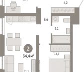 Продать Квартиры в новостройке Москва г., Тагильская ул.   1