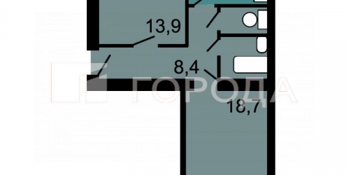 2-комн квартира Амбулаторный 1-й проезд,  д. 7 кА