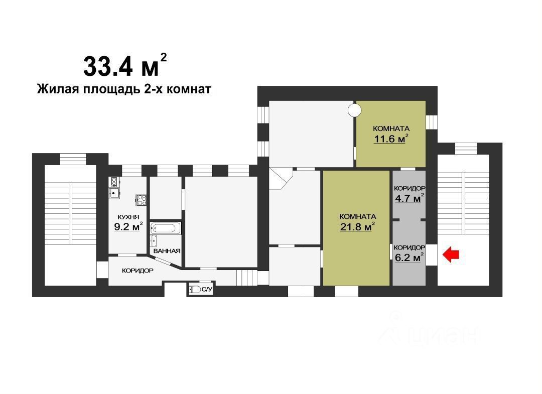 Продажа комнаты Дегтярная улица, 31