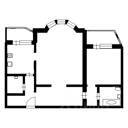 Продажа 2-комн квартиры на вторичном рынке улица Каховка, 18к1