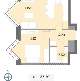 Продажа 1-комн квартиры в новостройке Борисовские Пруды улица, д.1