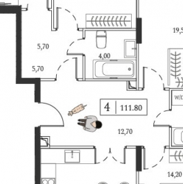 Продажа 4-комн квартиры на вторичном рынке Андропова пр-кт