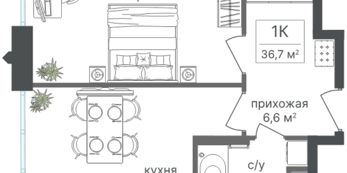 1-комн квартира Москва г., Варшавское ш.,  к. 1