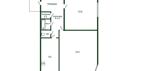 2-комн квартира Выборг г., Офицерская ул. ,  д. 10