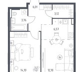 Продать Квартиры в новостройке Заречье п., Заречная ул.   4