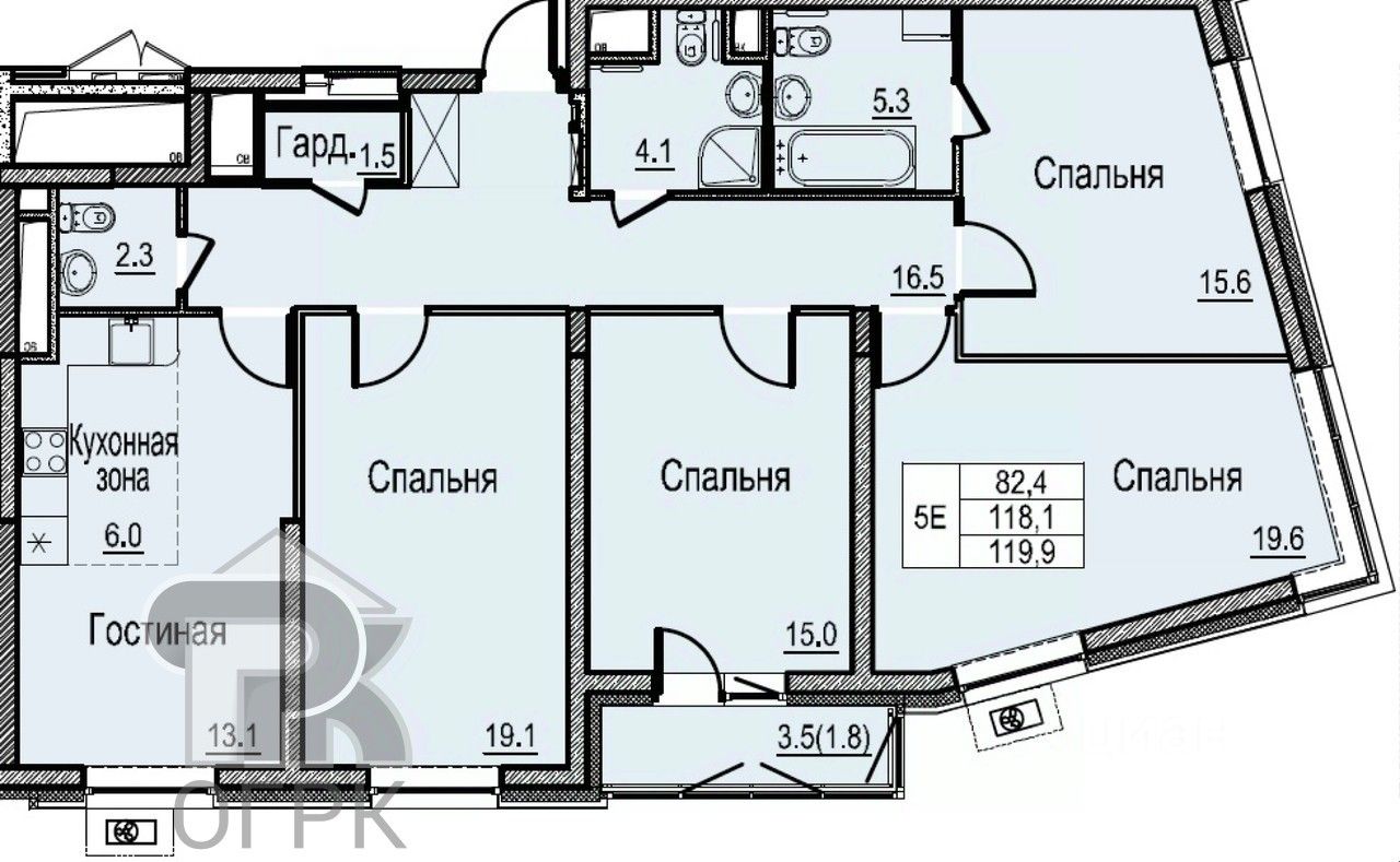 Продажа 4-комн квартиры на вторичном рынке Фестивальная улица, 29