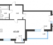 Продать Квартиры в новостройке Стрельна п., Будённого пр-кт   2.2
