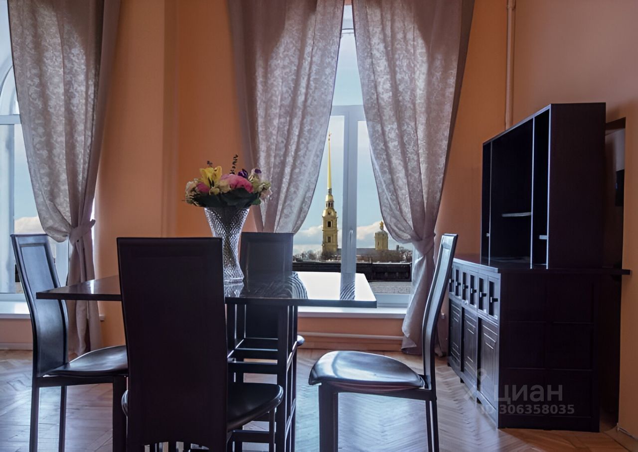 Аренда 2-комн квартиры на вторичном рынке Миллионная улица, 15