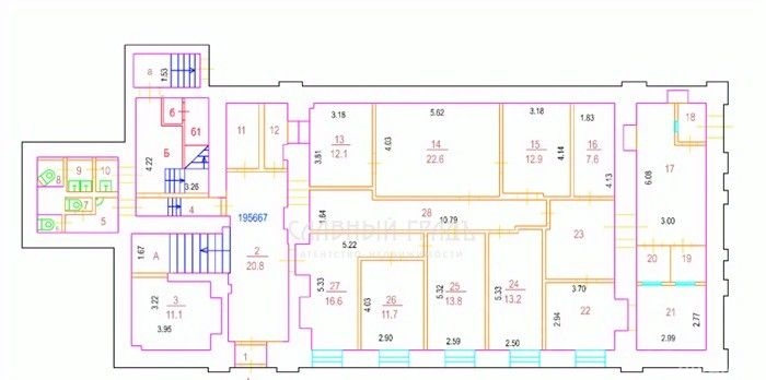 Продажа офиса Посланников пер,  д. 9,  к. 1