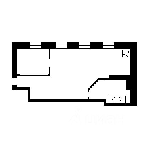 Продажа 1-комн квартиры на вторичном рынке переулок Лихов, 2/3С2