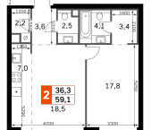 Продать Квартиры в новостройке Москва г., Розанова ул.   4