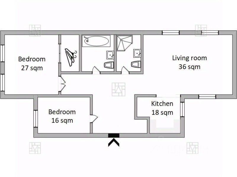 Аренда 3-комн квартиры на вторичном рынке Страстной бульвар, 4С4