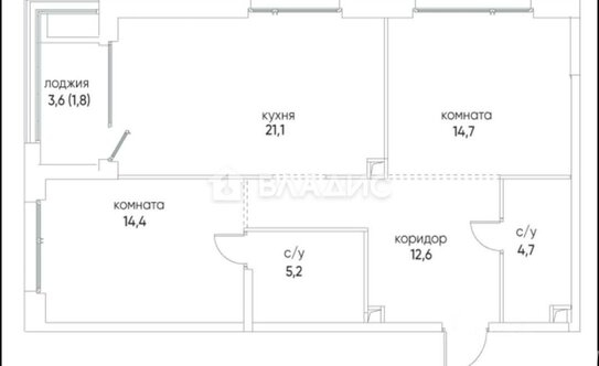 Продажа 2-комн квартиры на вторичном рынке улица Нижние Мнёвники,  д. 16 к6