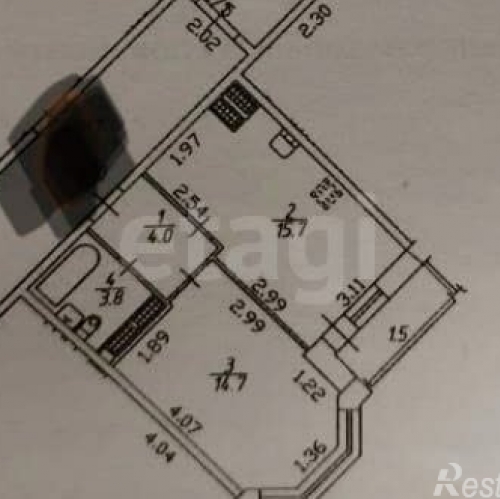 1-комн квартира ул Фёдора Абрамова,  д. 16,  к. 1