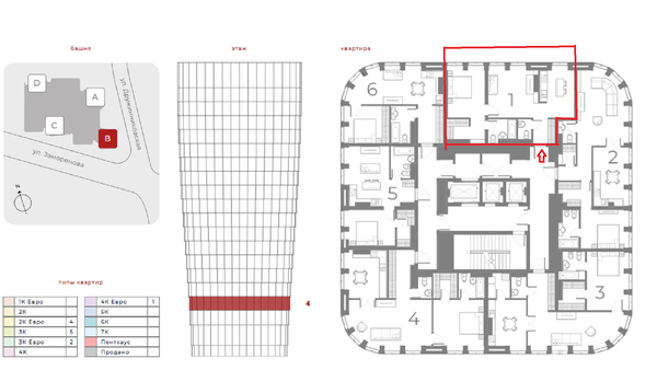 Продажа 2-комн квартиры на вторичном рынке Дружинниковская ул,  д. 15а