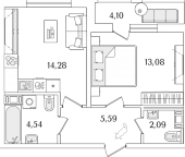 Продать Квартиры в новостройке Санкт-Петербург г., Октябрьская наб.   1