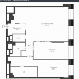 Продажа 3-комн квартиры на вторичном рынке Поклонная улица,  д. 9