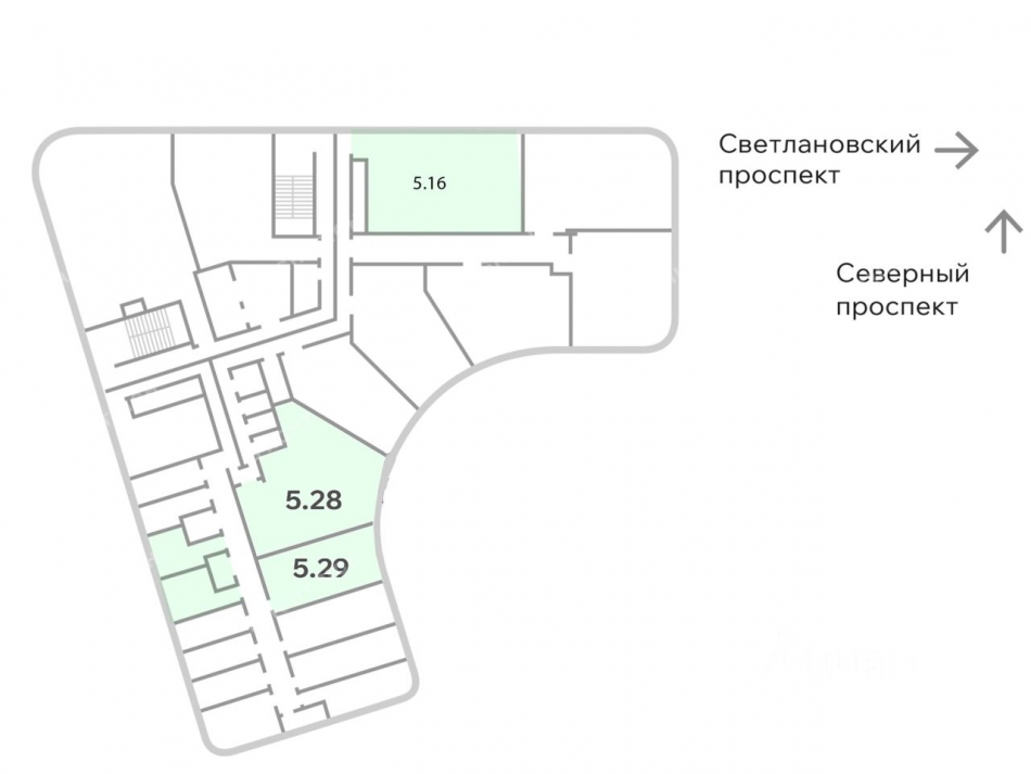 Продажа офиса Светлановский пр-кт