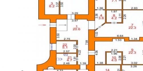 6-комн квартира Ульяны Громовой переулок, 1/13