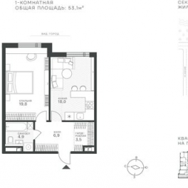 Продажа 1-комн квартиры в новостройке Крылатская ул,  д. 33 к2