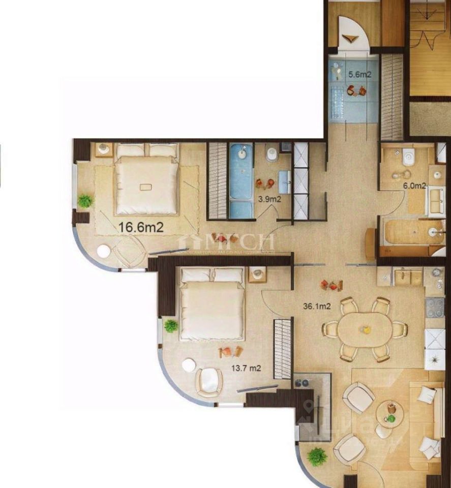 Продажа 3-комн квартиры на вторичном рынке Волоколамское шоссе, 81/2с1