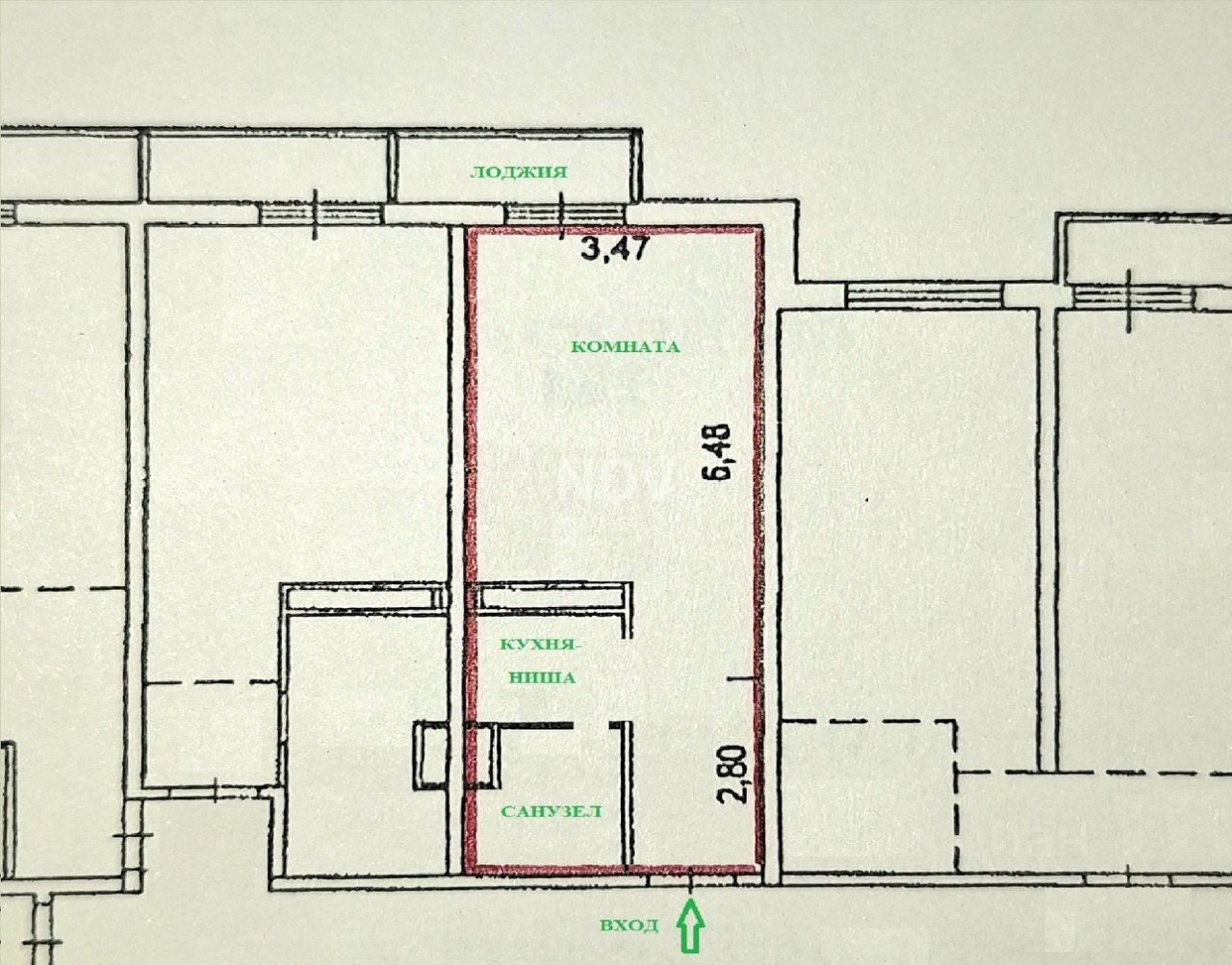 Продажа 1-комн квартиры на вторичном рынке Одинцово, улица Белорусская, 11