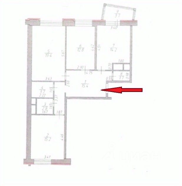 Продажа 3-комн квартиры на вторичном рынке ВНИИССОК пгт, улица Михаила Кутузова, 1