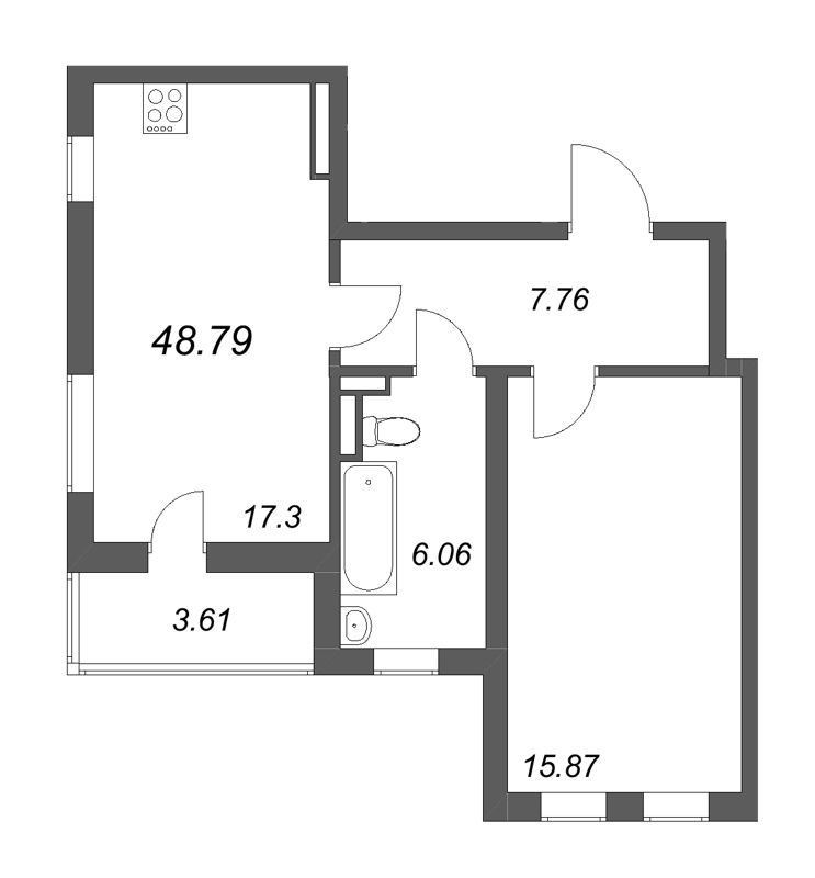 Продажа 1-комн квартиры в новостройке Сертолово г., Восточно-Выборгское ш.,  к. 6
