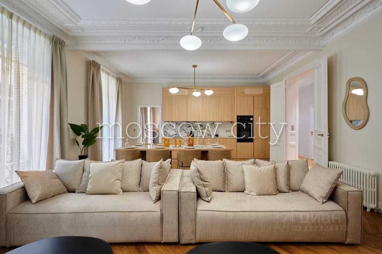 Аренда 4-комн квартиры на вторичном рынке Малая Бронная улица, 44