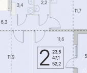 Продать Квартиры вторичка улица Нины Петровой   