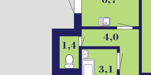 3-комн квартира улица Чайковского, 79