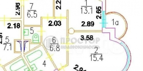 2-комн квартира Пролетарский пр-кт,  д. 7
