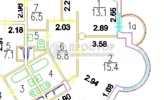 Продажа 2-комн квартиры на вторичном рынке Пролетарский пр-кт,  д. 7