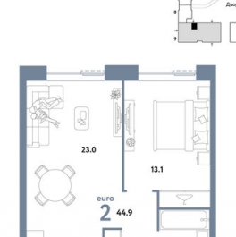 Продажа 2-комн квартиры в новостройке ул Иловайская,  д. 3,  к. 7
