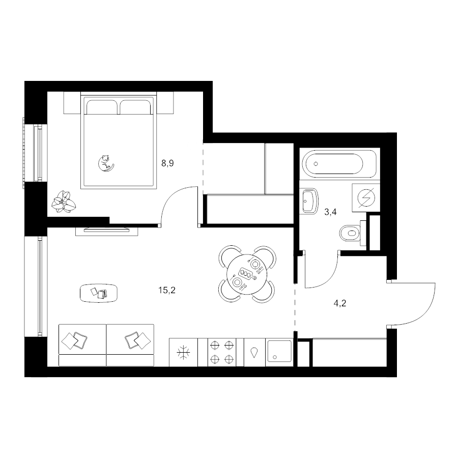 Продажа 1-комн квартиры в новостройке Москва г., Котляковская ул.,  к. 1.1