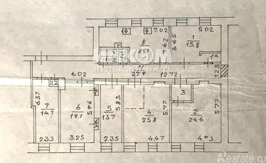 Продажа 6-комн квартиры на вторичном рынке Печатников пер,  д. 21