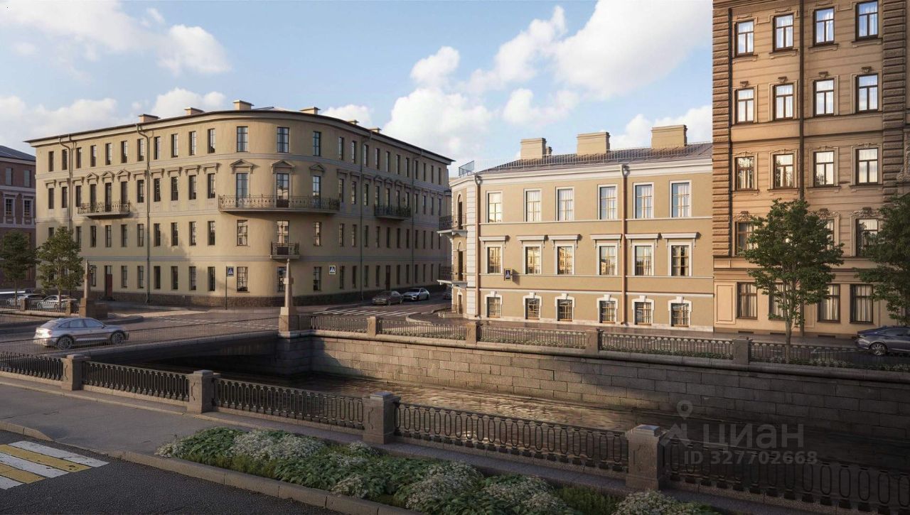Продажа 2-комн квартиры на вторичном рынке набережная Канала Грибоедова, 84
